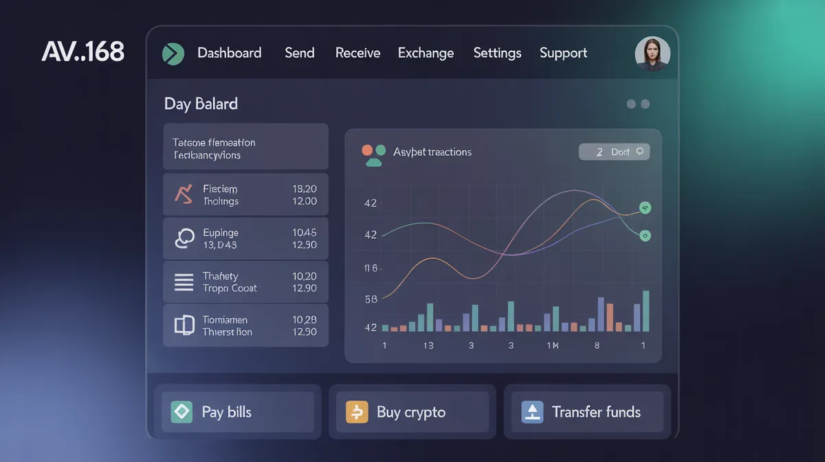 AVG168 Wallet แสดงระบบการเงินที่ทันสมัยและปลอดภัย